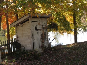 our outhouse (re purposed) but over a 125 years old!