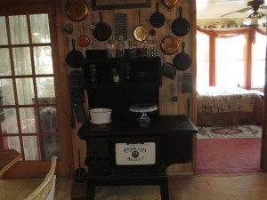 Old wood cook stove 