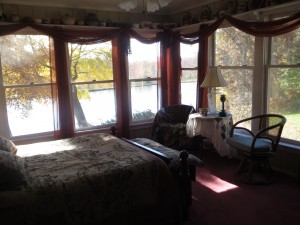 view from the western bedroom