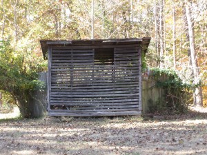 150 year old corn crib...